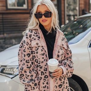 Pink leopard jackets 💕